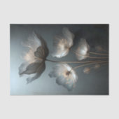 Ethereal Midnight Bloom Dekoupage Seidenpapier (Vorderseite)