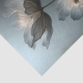 Ethereal Midnight Bloom Dekoupage Seidenpapier (Ausschnitt)