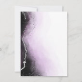 Ethereal Mist Ombre Ultra Violet Brautparty Einladung (Rückseite)