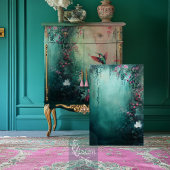 Ethereal Misty Hanging Floral Garden Seidenpapier
