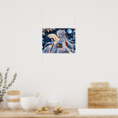 Ethereal Moonlight Fan Dance Poster (Küche)