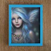 Ethereal Mystical Fairy Girl Fotodruck