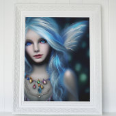 Ethereal Mystical Fairy Girl Fotodruck
