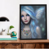 Ethereal Mystical Fairy Girl Fotodruck