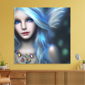 Ethereal Mystical Fairy Girl Leinwanddruck (Insitu (Wohnzimmer))