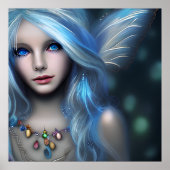 Ethereal Mystical Fairy Girl Poster (Vorne)