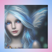 Ethereal Mystical Fairy Girl Poster