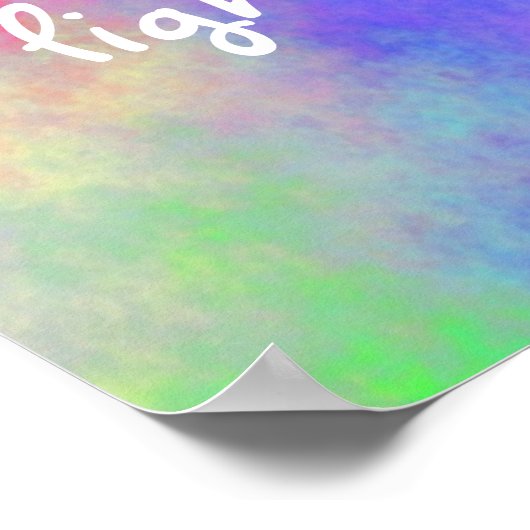 Ethereal Namaste bedeutet Poster (Ecke)