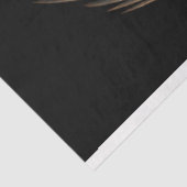 Ethereal Native Girl with pretty bird Seidenpapier (Ausschnitt)