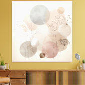 Ethereal Natur: Wabi Sabi Art Leinwanddruck (Insitu (Wohnzimmer))