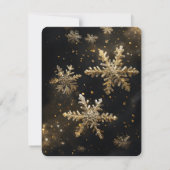 Ethereal New Year Crystal Orb Einladung (Rückseite)