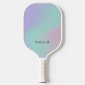 Ethereal Pastel Gradient Personalized Pickleball  Schläger (Vorderseite)