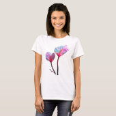 ethereal pink flowers T-Shirt (Vorne ganz)