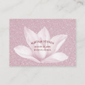 Ethereal Pink Magnolia , Hochzeit Hinweiskarte (Rückseite)