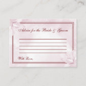 Ethereal Pink Magnolia , Hochzeit Hinweiskarte (Vorderseite)