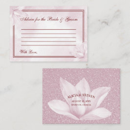 Ethereal Pink Magnolia , Hochzeit Hinweiskarte