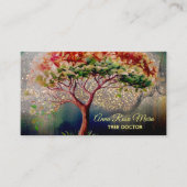 *~* Ethereal QR TREE Fantasy AP82 Business Card Visitenkarte (Vorderseite)