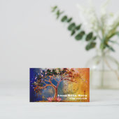 *~* Ethereal QR TREE von LIFE AP82 Visitenkarte (Stehend Vorderseite)