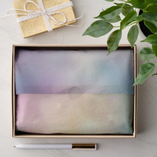 Ethereal Rainbow Unicorn Portrait Decoupage Seidenpapier (Geschenk)