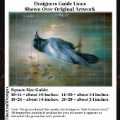 Ethereal Raven, Textured Background EQ8R Decoupage Seidenpapier