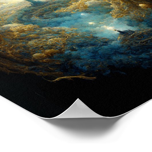 Ethereal Realm Fantasy Art Poster (Ecke)