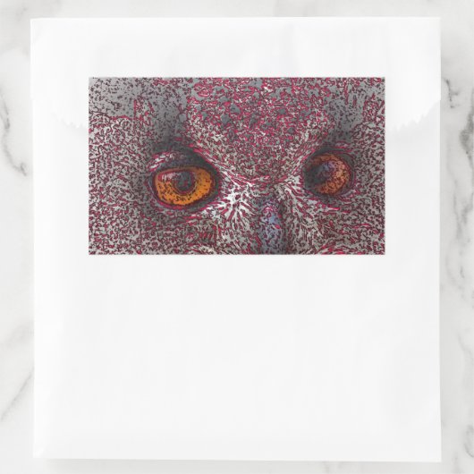 Ethereal Rechteckiger Aufkleber (Tasche)