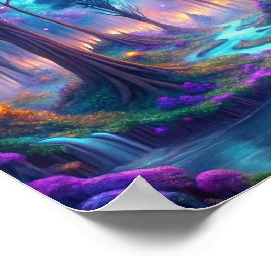 "Ethereal Reflections" Poster (Ecke)