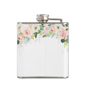 Ethereal Rosa Roses Brautparty Flask Flachmann (Rückseite)