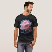 Ethereal Rose Glowing Petals with Sparkling Light T-Shirt (Vorne ganz)