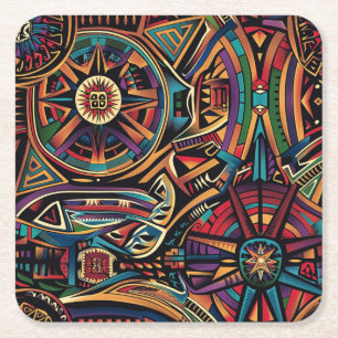 Ethereal Saphire "Verbotene Keywords nicht verwend Rechteckiger Pappuntersetzer