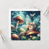 Ethereal Schlaf auf einem Pilz Karte (Vorderseite/Rückseite Beispiel)