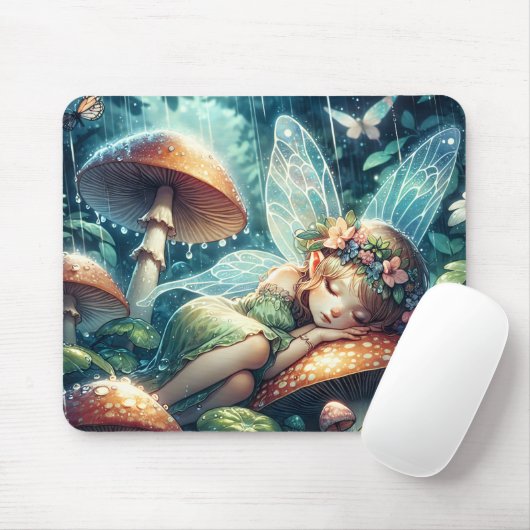 Ethereal Schlaf auf einem Pilz Mousepad (Mit Mouse)