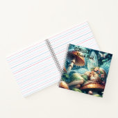 Ethereal Schlaf auf einem Pilz Personalisiert Notizblock (Innenseite)