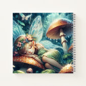 Ethereal Schlaf auf einem Pilz Personalisiert Notizblock (Rückseite)