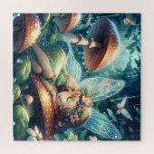 Ethereal Schlaf auf einem Pilz Puzzle (Horizontal)