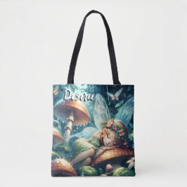 Ethereal Schlaf auf einem Pilz Tasche