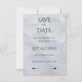 Ethereal Shimmer Save the Date