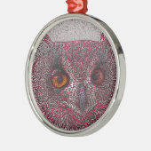 Ethereal Silbernes Ornament (Links)