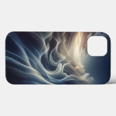 Ethereal Silk Waves Phone Case - Abstract Light Va (Rückseite (Horizontal))