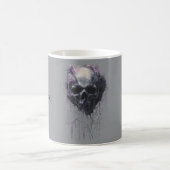 Ethereal Skull Abstract Grunge Dark Art Kaffeetasse (Mittel)