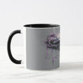 Ethereal Skull Abstract Grunge Dark Art Tasse (Links)