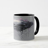Ethereal Skull Abstract Grunge Dark Art Tasse (VorderseiteRechts)