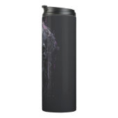 Ethereal Skull Abstract Grunge Dark Art Thermosbecher (Nach rechts gedreht)