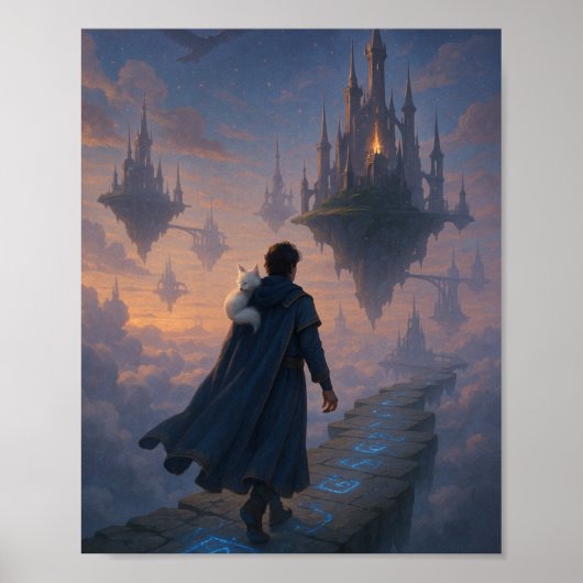 Ethereal Sky City Poster (Vorne)