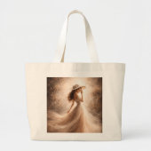Ethereal Slavic Water Nymph Tote Bag Boho Jumbo Stoffbeutel (Vorne)