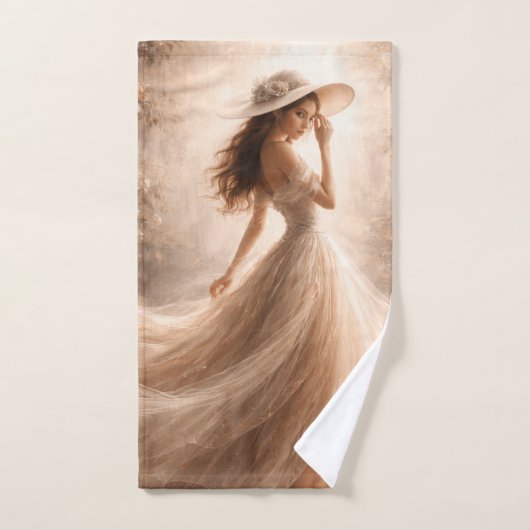 Ethereal Slavic Water Nymph Towel | Boho Handtuch (Handtuch)