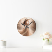 Ethereal Slavic Water Nymph | Wall Clock | Boho Runde Wanduhr (Zuhause)