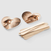 Ethereal Slavic Water Nymph Wedding Program Fan  Fächer (Non-assembled)