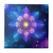 Ethereal Space Lotus Tile Fliese (Vorderseite)