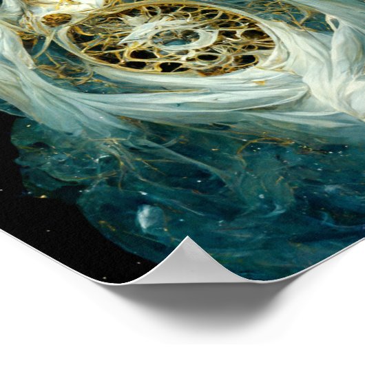 Ethereal Sprite 2 Fantasy Art Poster (Ecke)